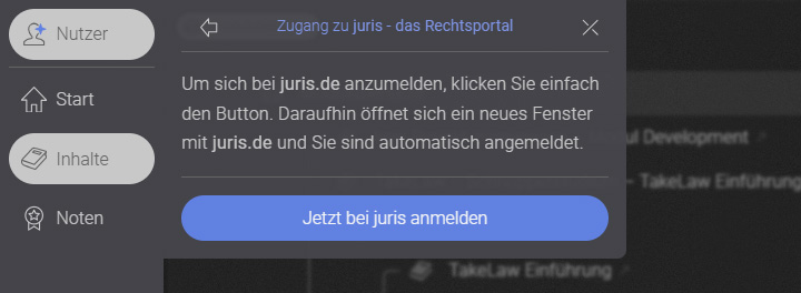 screenshot interface nutzerprofil