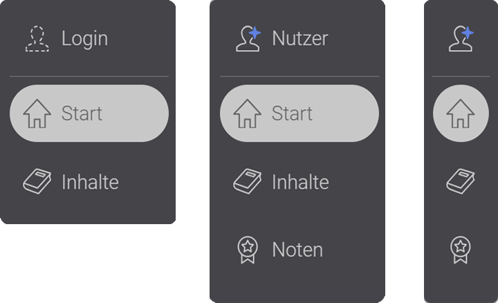 screenshot interface hauptmenü