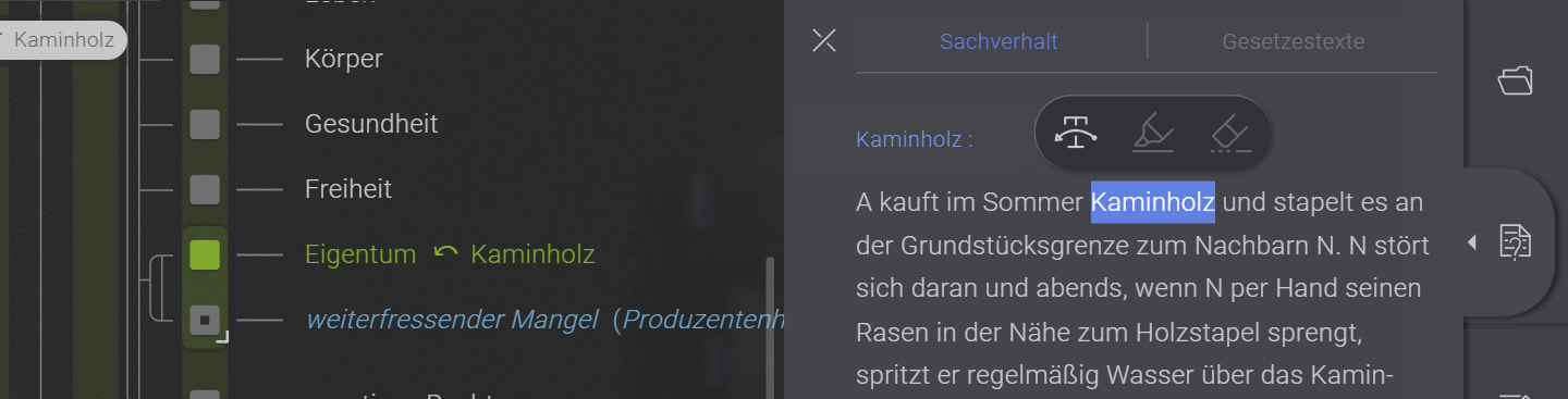 screenshot Sachverhalt Tool