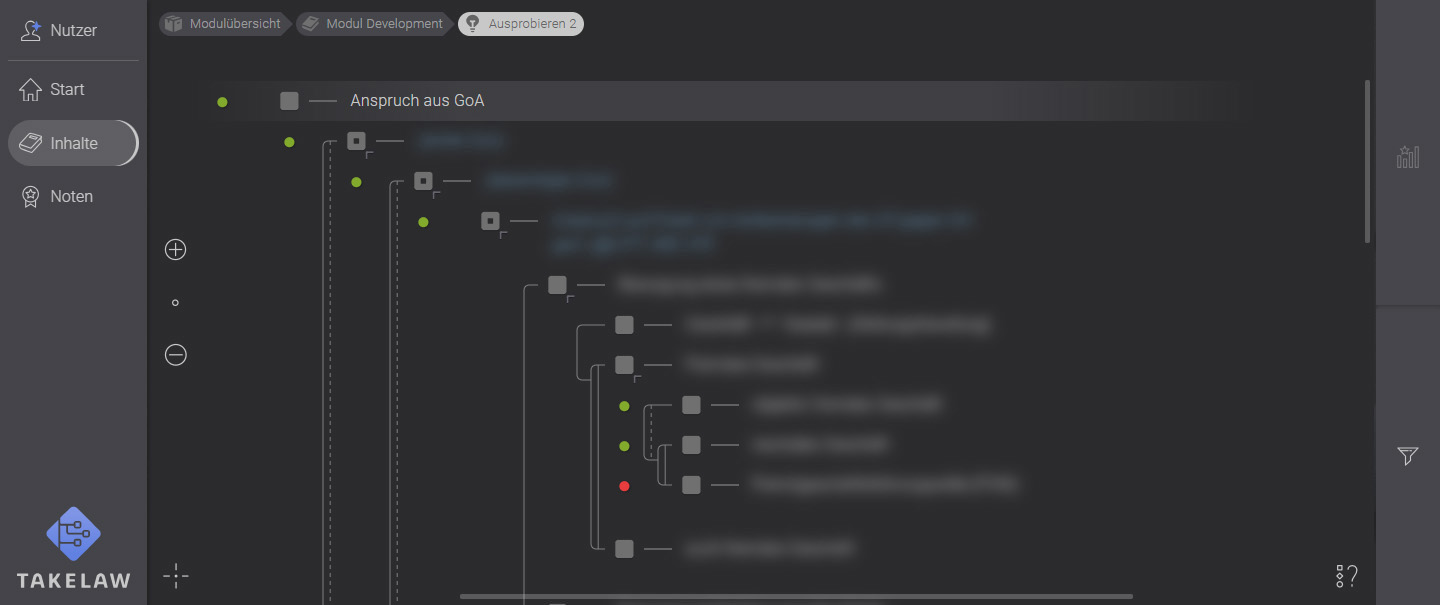 screenshot Structurize Startbildschirm