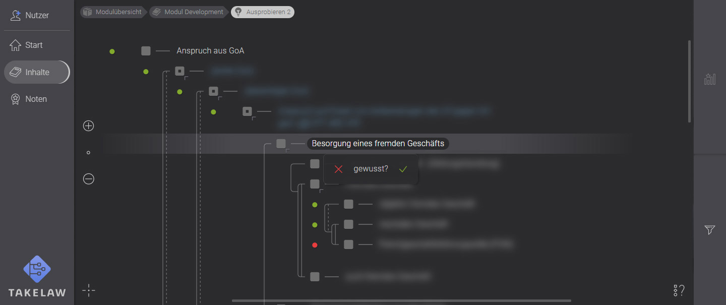 screenshot Structurize Selbst-Bewertungs-Popup